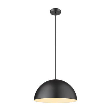 LUNA 400MM SHADE 1XE27 PENDANT - Black