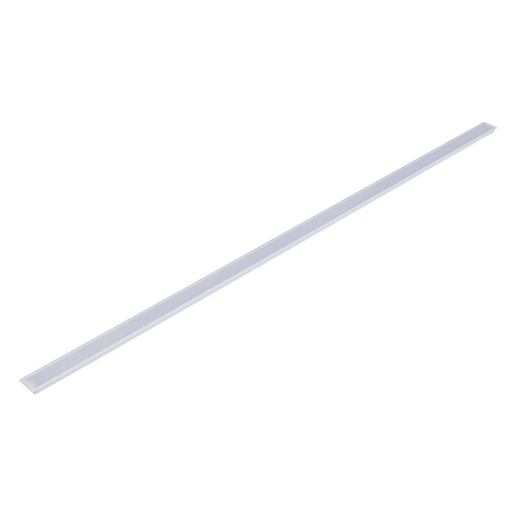 NOVA-24-REC PROFILE 1M C/W DIFFUSER - White