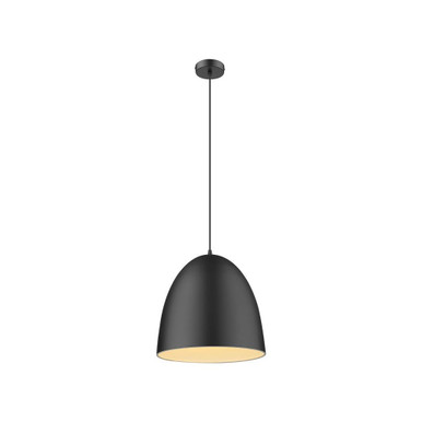 MELODY 300MM SHADE 1XE27 PENDANT - Black