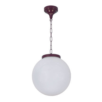 GT-537 Siena 30cm Sphere Pendant - Powder Coated Finish / E27 - Burgundy