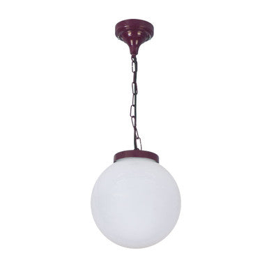 GT-536 Siena 25cm Sphere Pendant - Powder Coated Finish / E27 - Burgundy