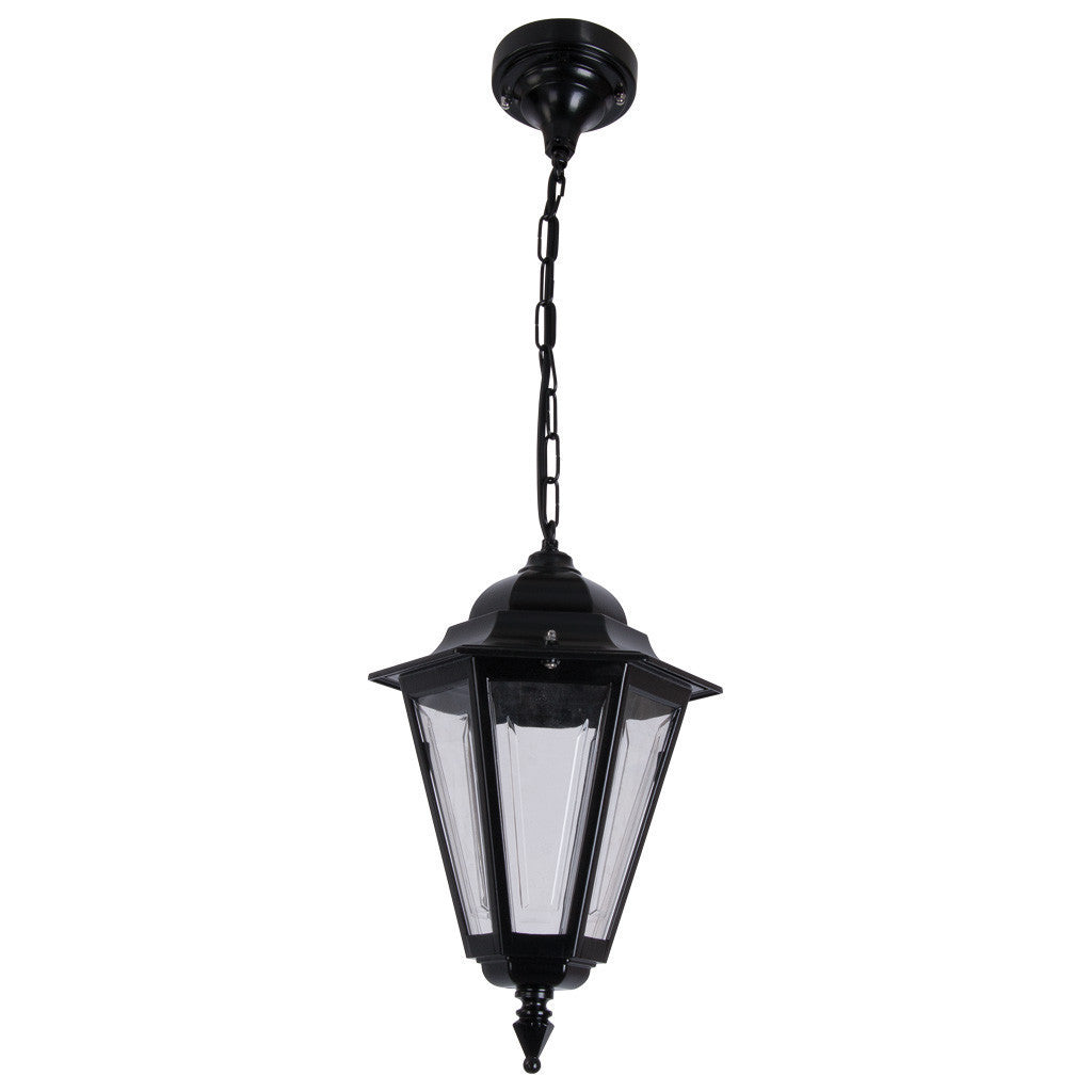 GT-420 Turin Pendant Light - Powder Coated Finish / B22 - Black
