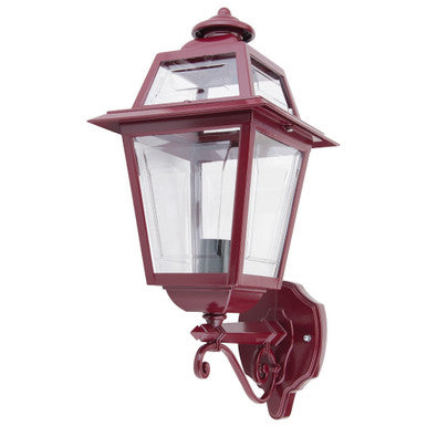 GT-271 Avignon Upward Wall Light - Powder Coated Finish / B22 - Burgundy