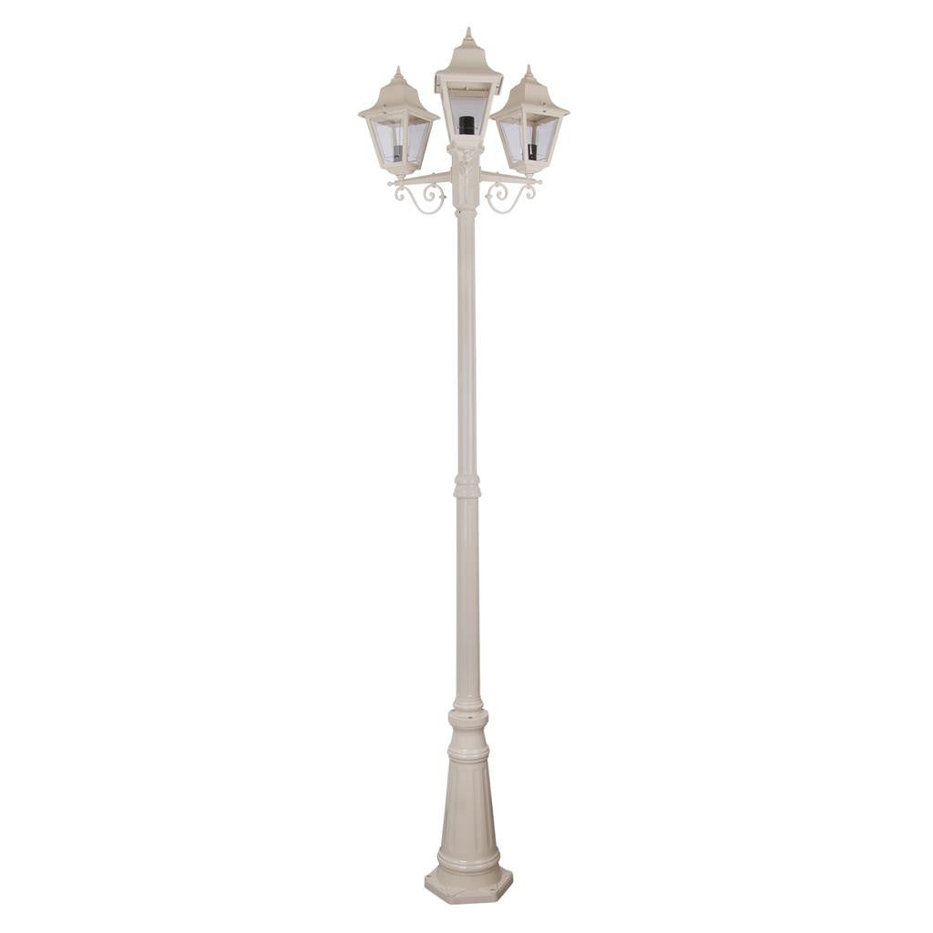 GT-242 Paris Triple Head Tall Post - Powder Coated Finish / B22 - Beige
