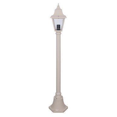 GT-234 Paris Single Head Short Post Light - Powder Coated Finish / B22 - Beige