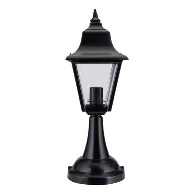 GT-233 Paris Pillar Mount Light - Powder Coated Finish / B22 - Black