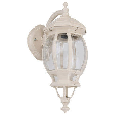 GT-1032 Vienna Curved Arm Downward Wall Light - Powder Coated Finish / B22 - Beige