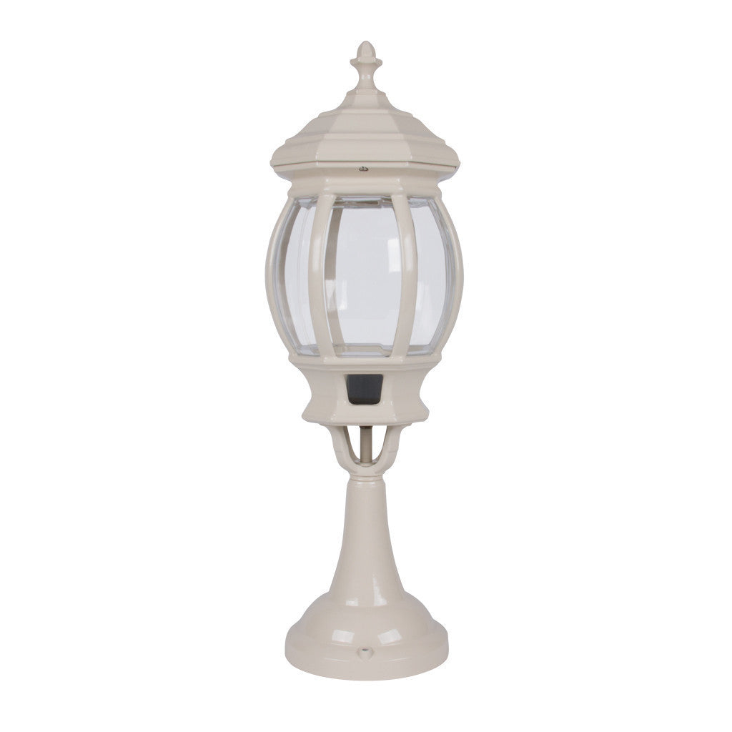 GT-693 Vienna Large Pillar Mount Light - Powder Coated Finish / B22 - Beige