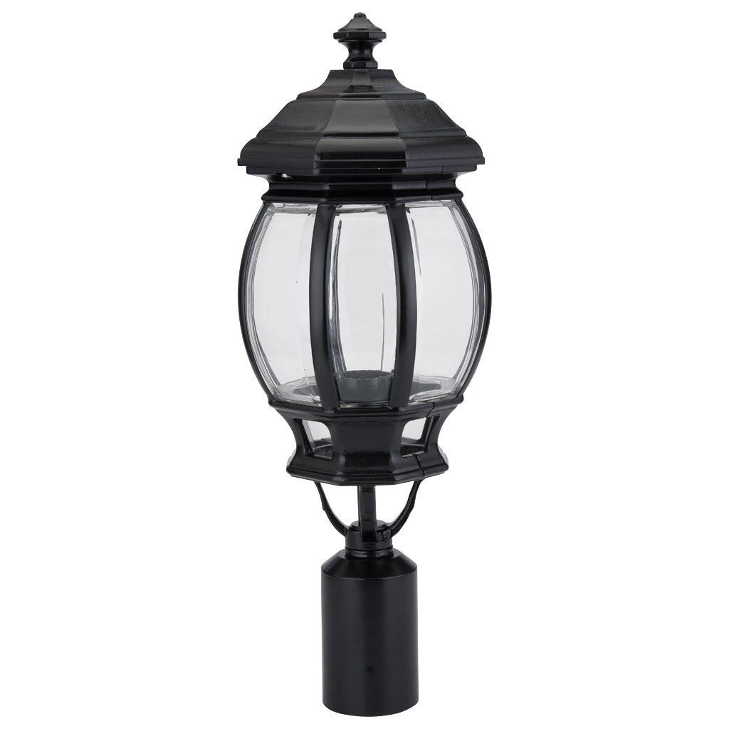GT-689 Vienna Post Top Light - Powder Coated Finish / B22 - Black