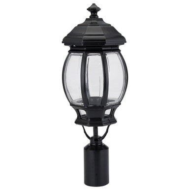 GT-689 Vienna Post Top Light - Powder Coated Finish / B22 - Black