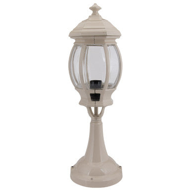 GT-673 Vienna Pillar Mount Light - Powder Coated Finish / B22 - Beige