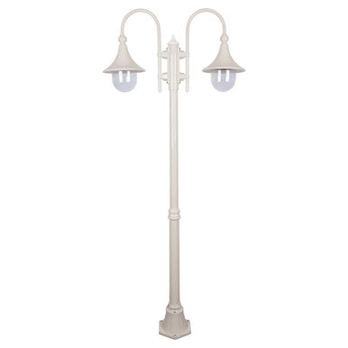 GT-659 Monaco Twin Head Medium Post - Powder Coated Finish / E27 - Beige