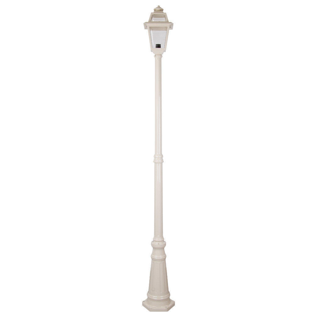 GT-278 Avignon Single Head Tall Post Light - Powder Coated Finish / B22 - Beige