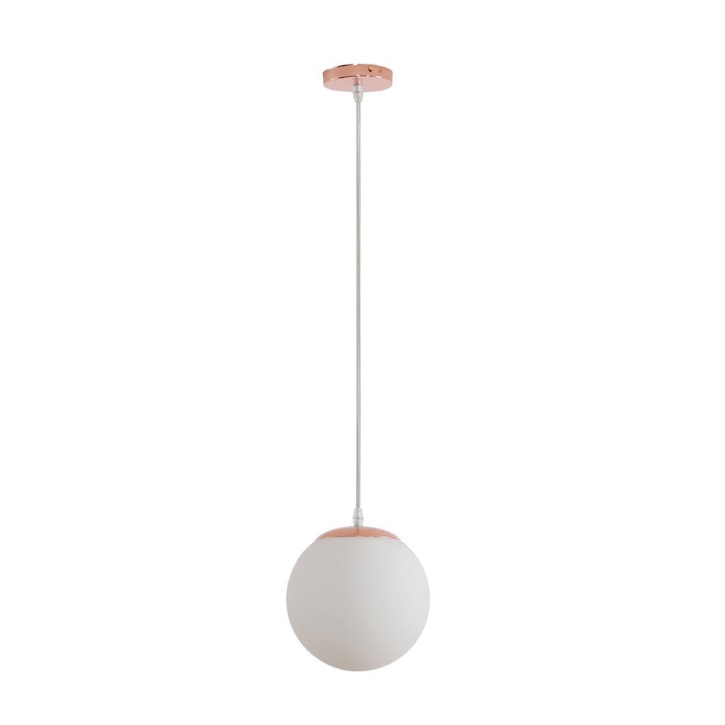 BUBBLE-200 OPAL BALL 1XE27 PENDANT - Rose Gold
