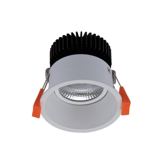 DEEP-10 Round Deepset 10W Recessed Dimmable LED IP40 Downlight TRIO - White