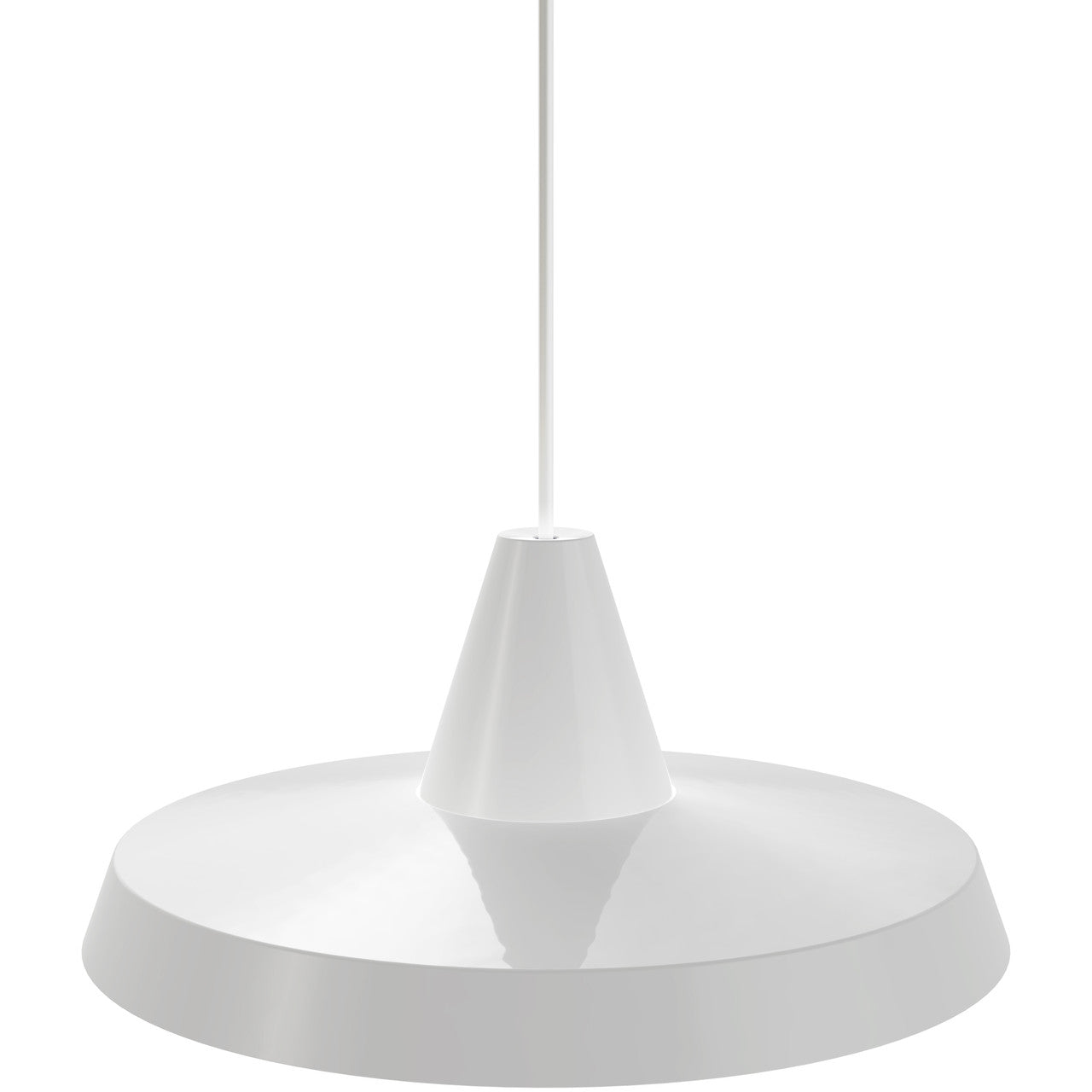 Anniversary White Pendant top view