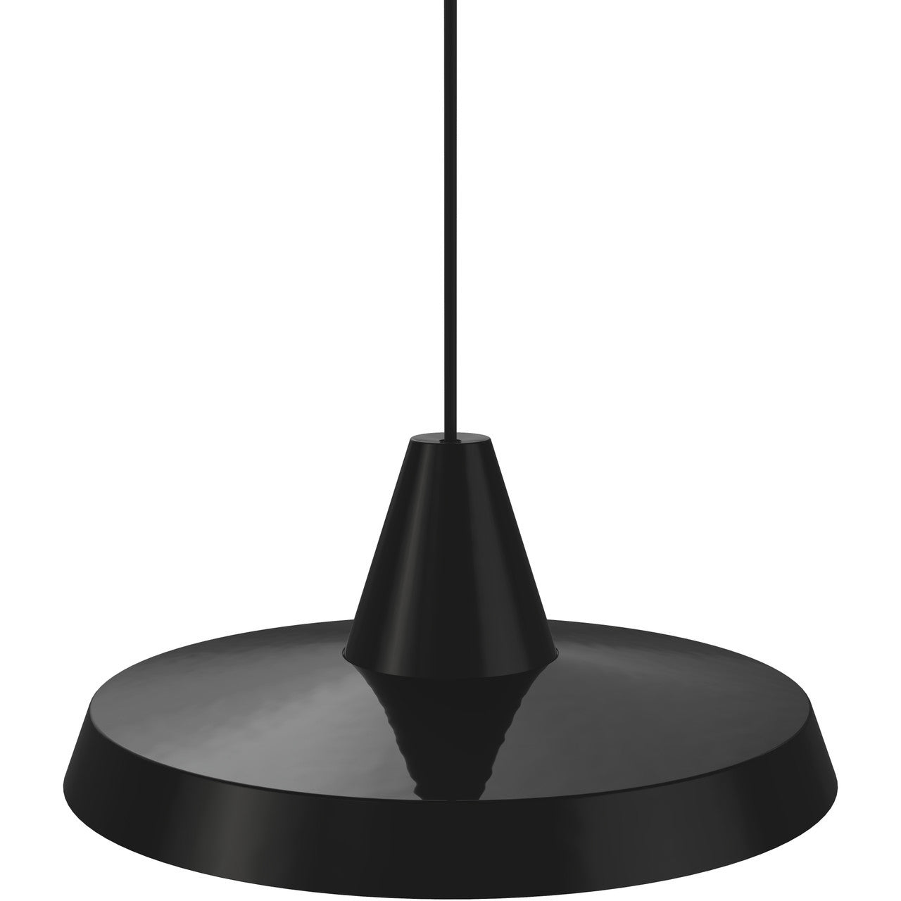 Anniversary Black Pendant top view