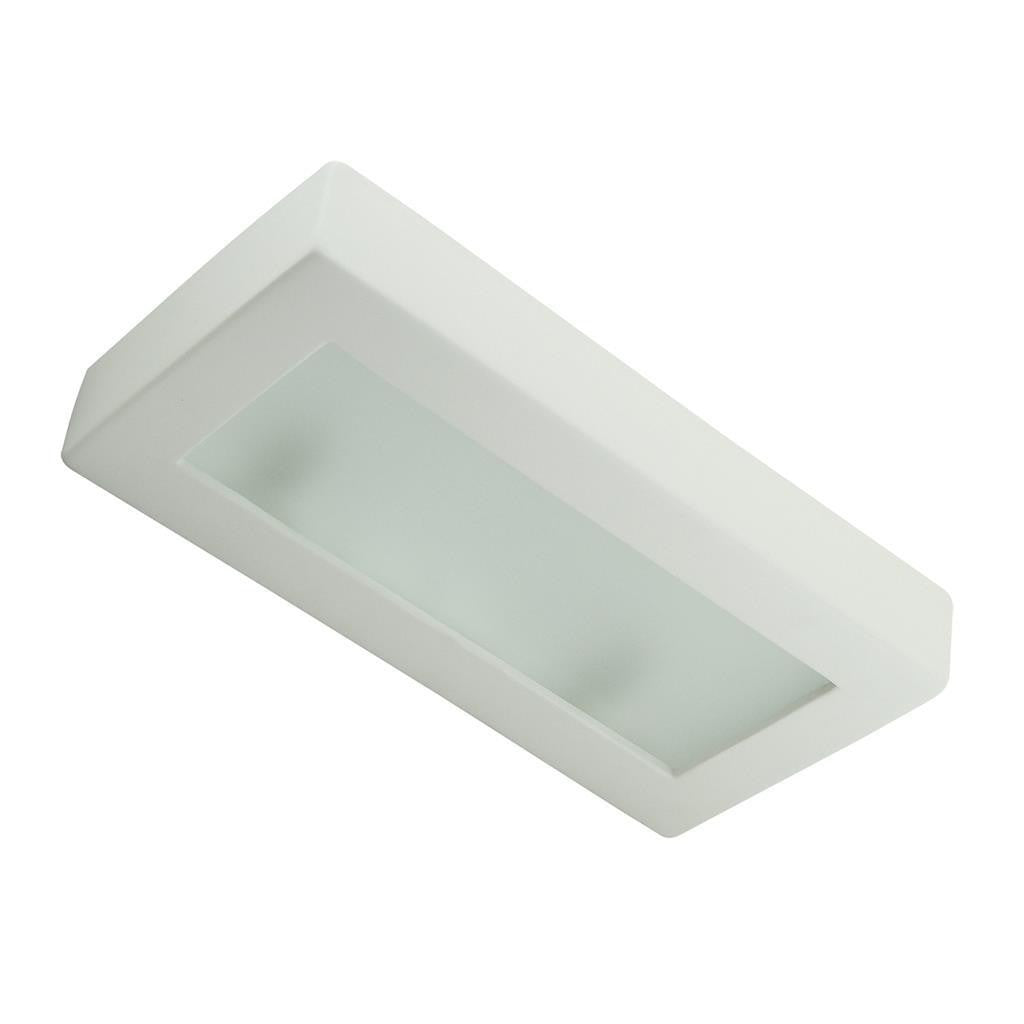 BF-8284 Ceramic Frosted Glass 30cm Wall Light - Raw / G9