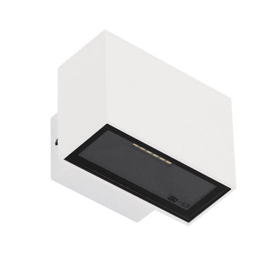 BLOCK-6 240V 6W Two Way LED Wall Light 3000K - White
