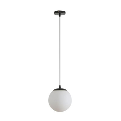 BUBBLE-200 OPAL BALL 1XE27 PENDANT - Black