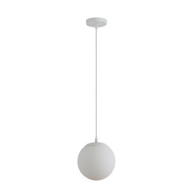 BUBBLE-200 OPAL BALL 1XE27 PENDANT - White