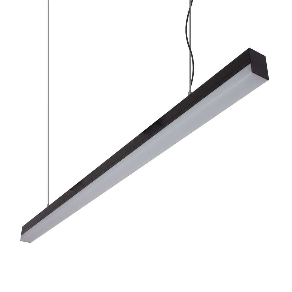 BLOC-42 Linear Pendant IP20 240V 1.2m 4000K - Black