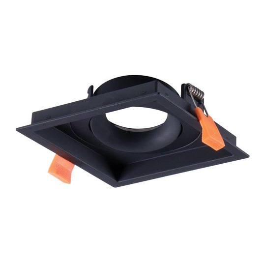 Cell Frame S1 1-Light Slotter to suit Cell Downlight Module Series - Black