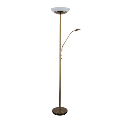 EDEN-FL M&C FLOOR LAMP DIM 240V - Antique Brass