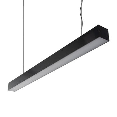 MAX-75MM Down Pendant 17.3W 1M C/W Opal 4000K - Black