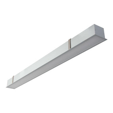 MAX-75MM Recessed Profile 17.3W 1M C/W Opal 3000K - Aluminium