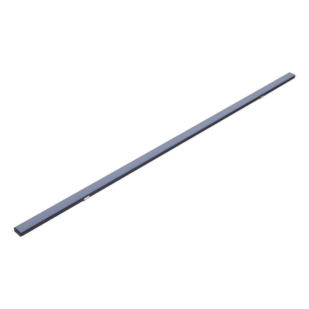 NOVA-24-SM PROFILE 1M C/W DIFFUSER - Black