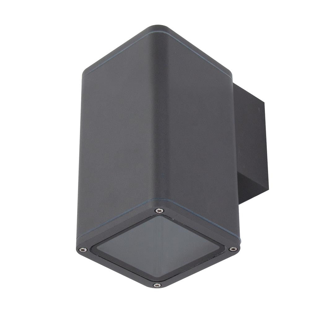 PIPER-1 WALL SQUARE IP65 E27 PAR30 NO LAMP - Dark Grey