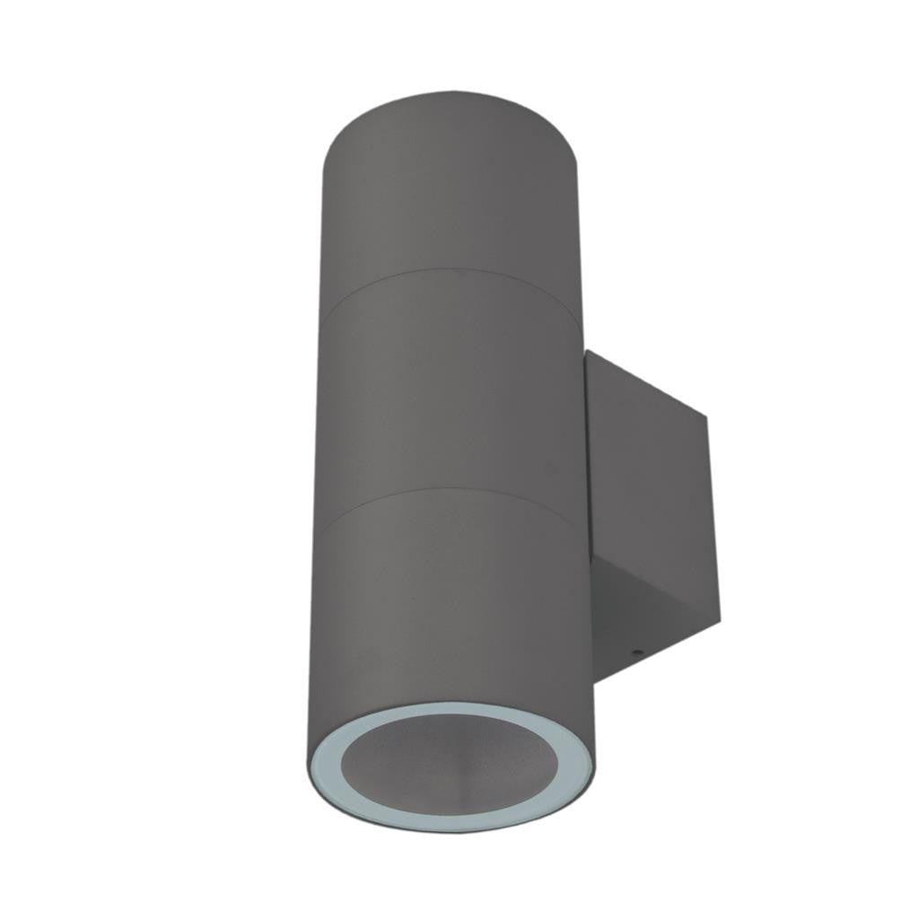 PIPER-2 WALL ROUND IP65 E27 PAR30 NO LAMP - Dark Grey
