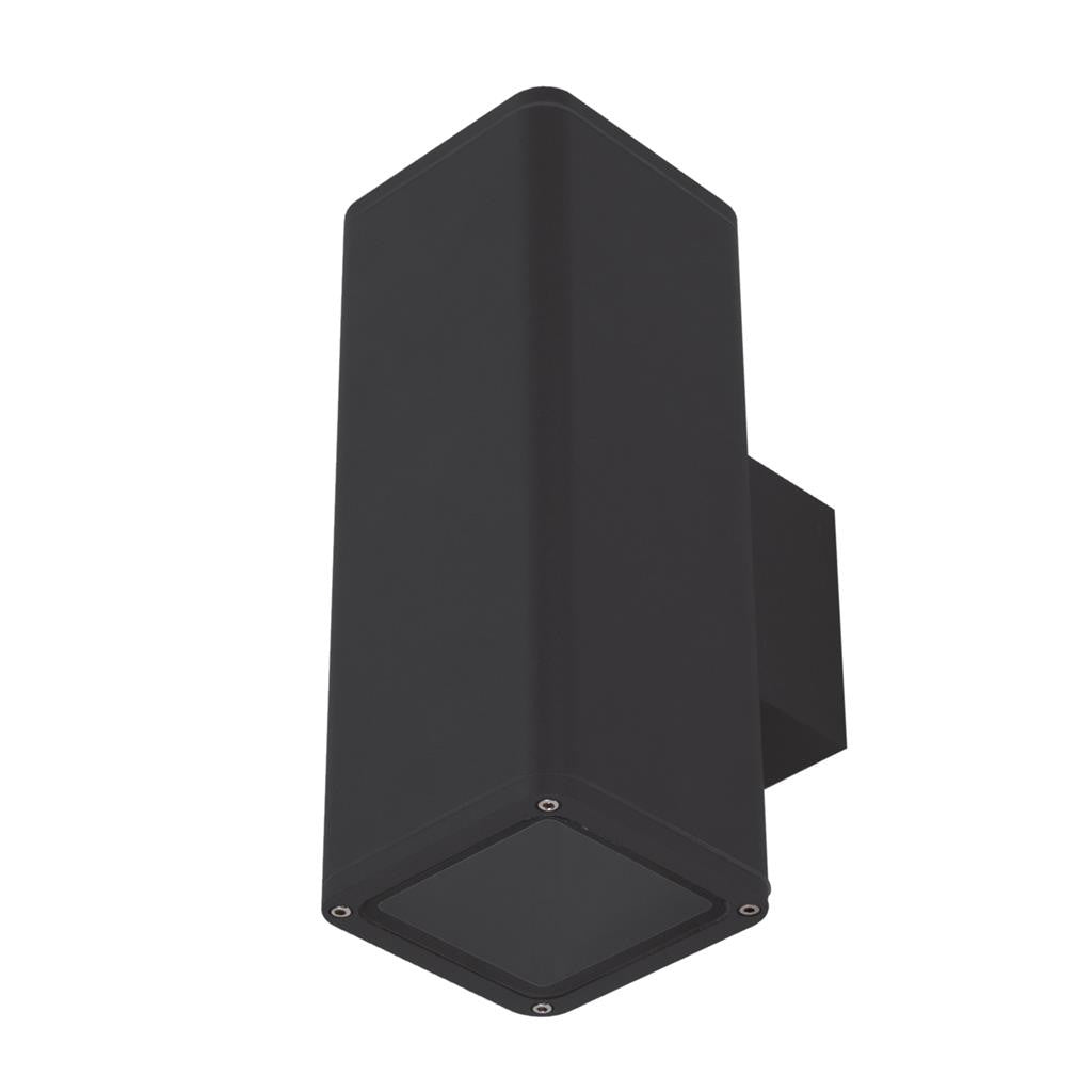 PIPER-2 WALL SQUARE IP65 E27 PAR30 NO LAMP - Black