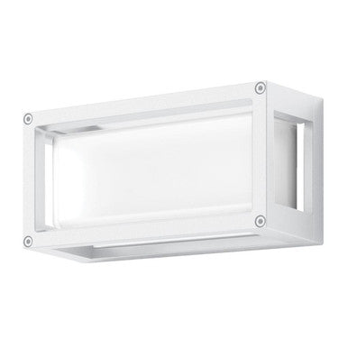 YORK-7 7W Led Rectangle Wall Light IP65 240v 5000K - White