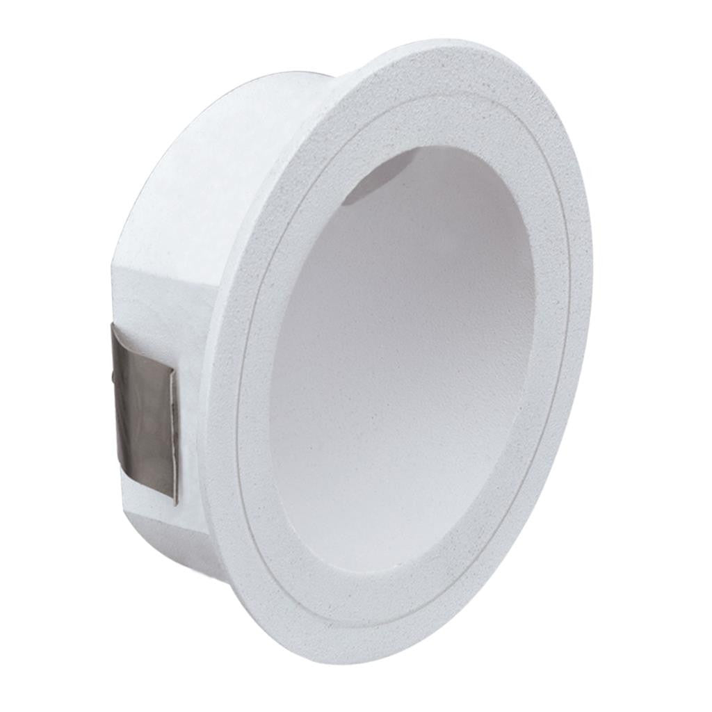 YOU-3W Round Recessed LED Step Light IP54 240v 3000K - White