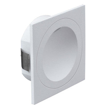 YOU-3W Square Recessed LED Step Light IP54 240v 5000K - White