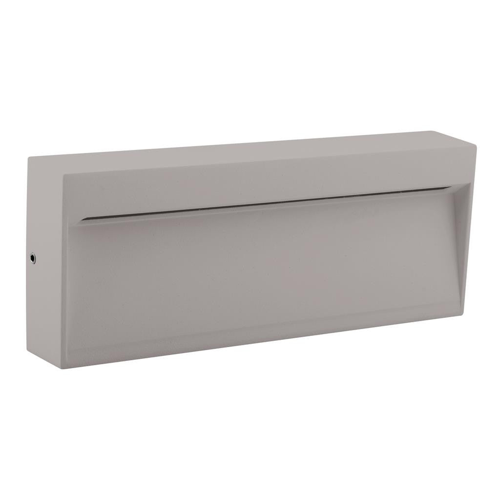 ZEKE-8-8W Rectangular Surface Mounted LED Steplight 5000K - Silver