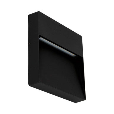 ZEKE-9- 9w Square LED Wall Light 240v 3000K - Black