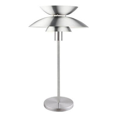 ALLEGRA-TL Table Lamp 1xE27 240v - Satin Chrome