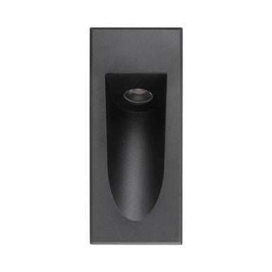 CAMINO Recessed LED Steplight 3W IP54 240V TRIO - Black