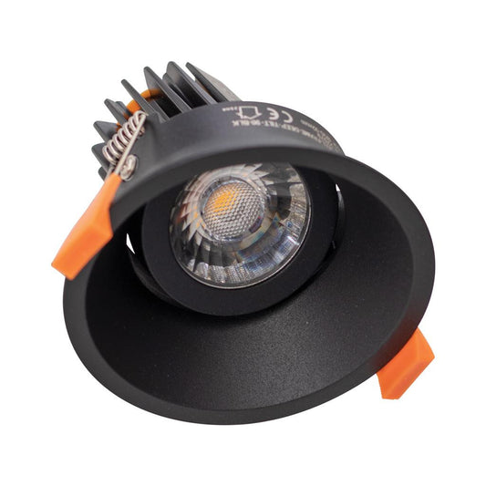 Cell 9W 5CCT 60° DT90 Complete Dimmable Downlight Kit - Black