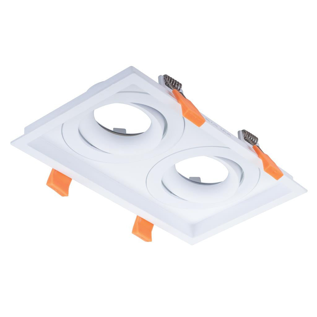 Cell Frame S2 Light Slotter to suit Cell Downlight Module Series - White