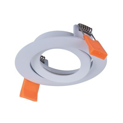 Cell Frame T75 Tilt 75mm cut-out to suit Cell Downlight Module Series - White