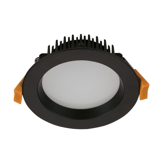 DECO-13 Round 13W Dimmable LED Downlight DALI - Black Frame