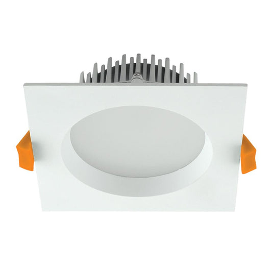 DECO-13 Square 13W Dimmable LED Downlight TRIO - White Frame