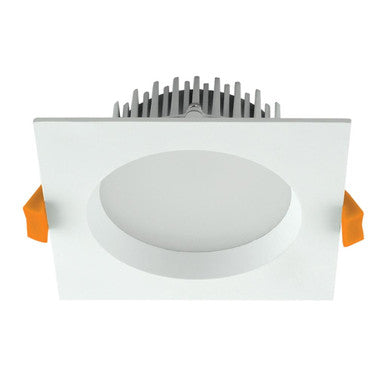 DECO-13 Square 13W Dimmable LED Downlight DALI - White Frame