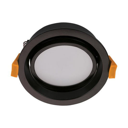 DECO-13 Round 13W Dimmable LED Tiltable Downlight TRIO - Matt Black Frame