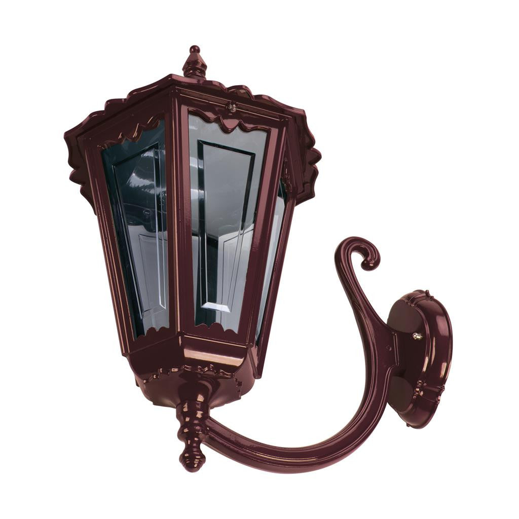 CHESTER-LARGE WALL BRACKET C-ARM UP B22 - Burgundy