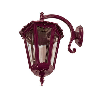CHESTER-LARGE WALL BRACKET C-ARM DOWN B22 - Burgundy